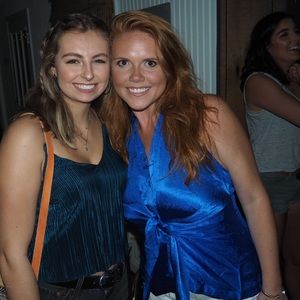 Blue Satin Halter Top